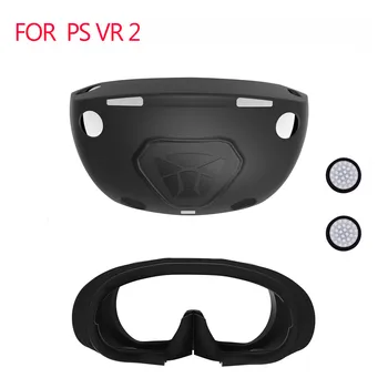 Силиконовая Лицевая панель для гарнитуры PSVR2 VR Защитный чехол Для Защиты от царапин Замена Корпуса Лицевой интерфейс Для PS VR 2 P-S VR2 Acces